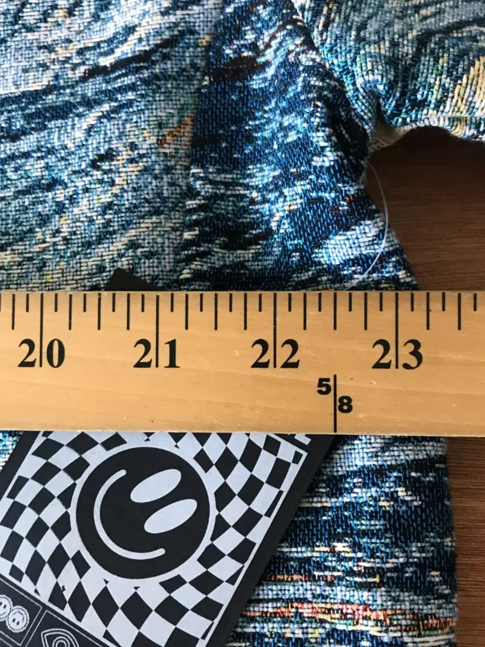 Super Massive Van Gogh Starry Night Tapestry Jacket Men M Blue Button Up Art